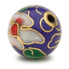 Blue Cloisonne Charm Marble 